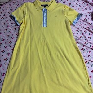 Tommy Hilfiger Yellow Asymmetrical Dress